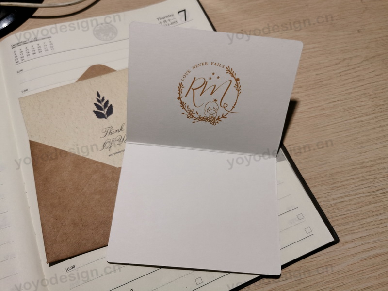 某客户定制的贺卡