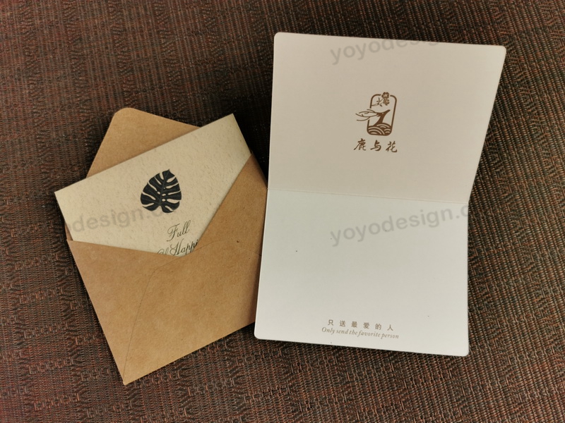 某客户定制的贺卡