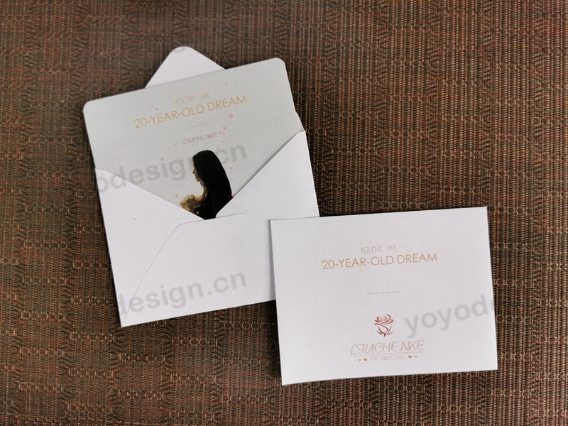 某客户定制的贺卡