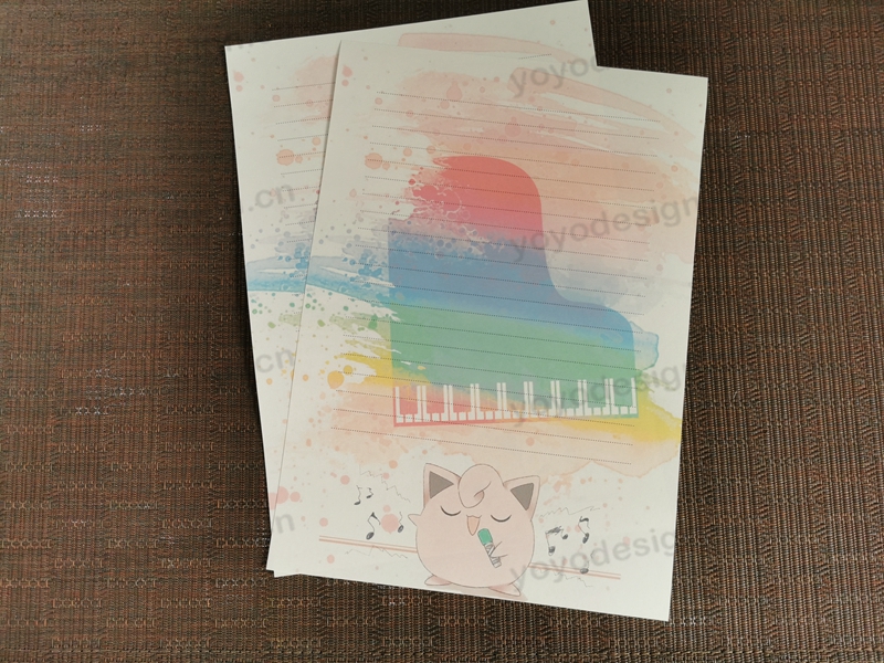 某客户定制的信纸