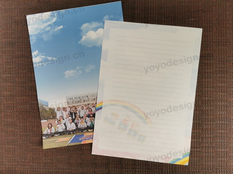 某班级定制的毕业信纸