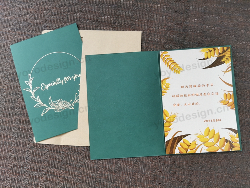 某客户定制的贺卡