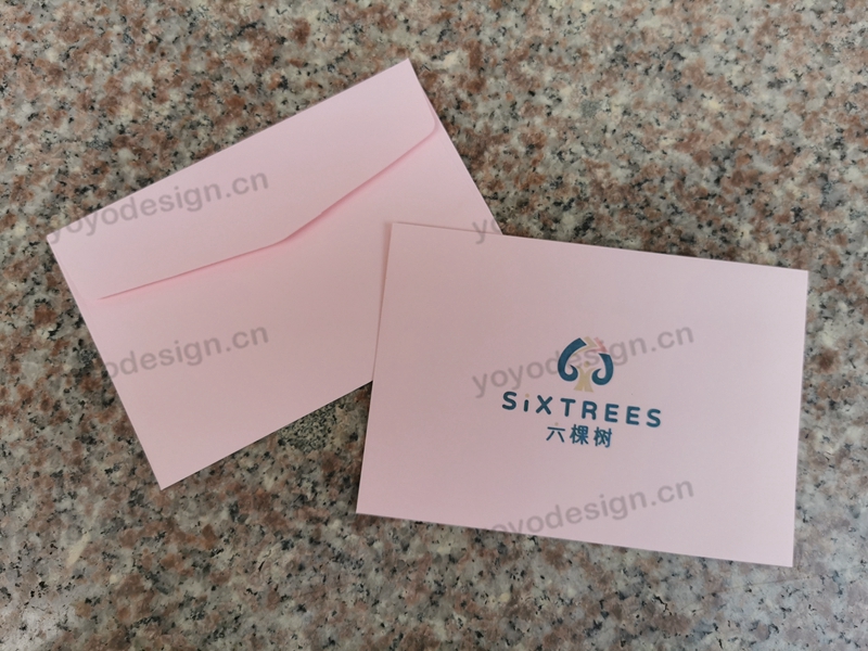 某客户定制的粉色信封