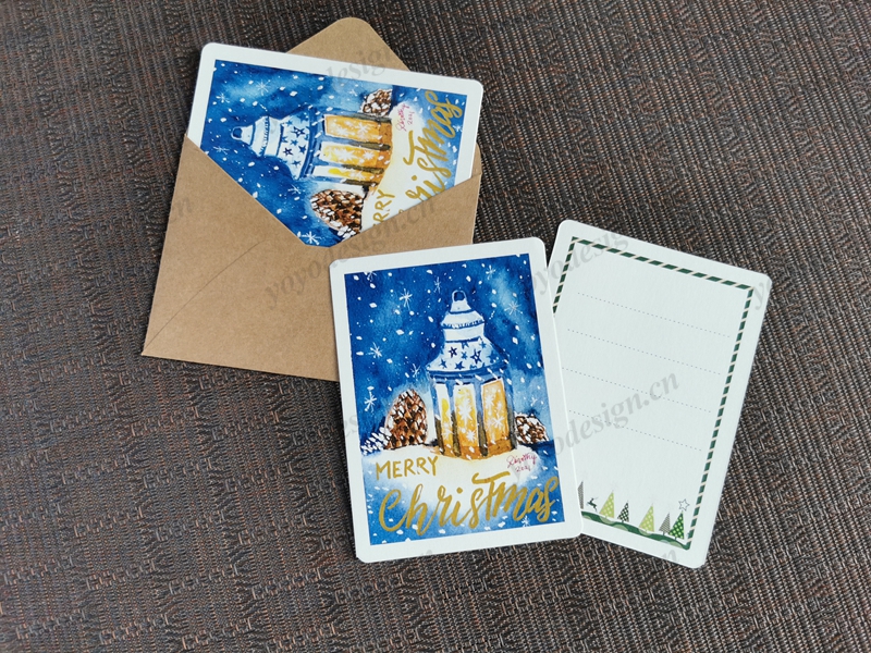 客户定制的圣诞卡