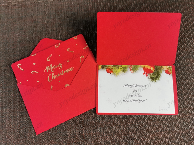 客户定制的圣诞卡